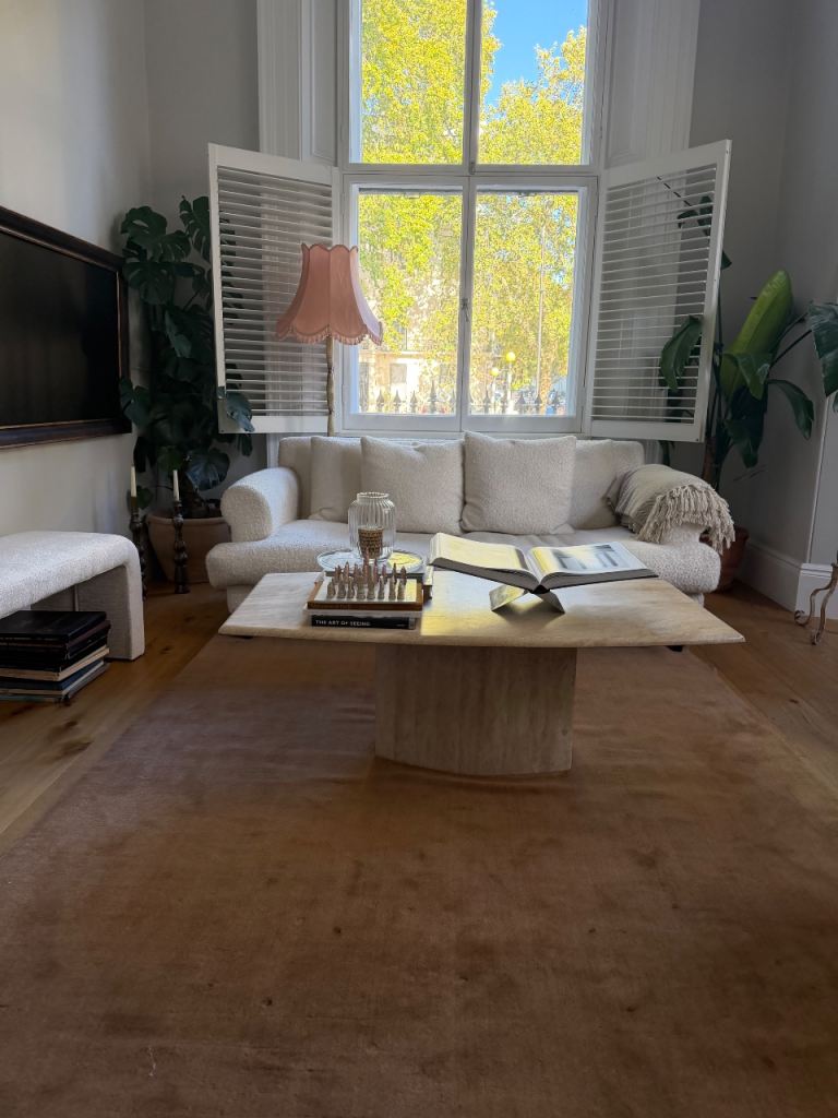 Beautiful Real Travertine Coffee Table | in Westminster, London | Gumtree