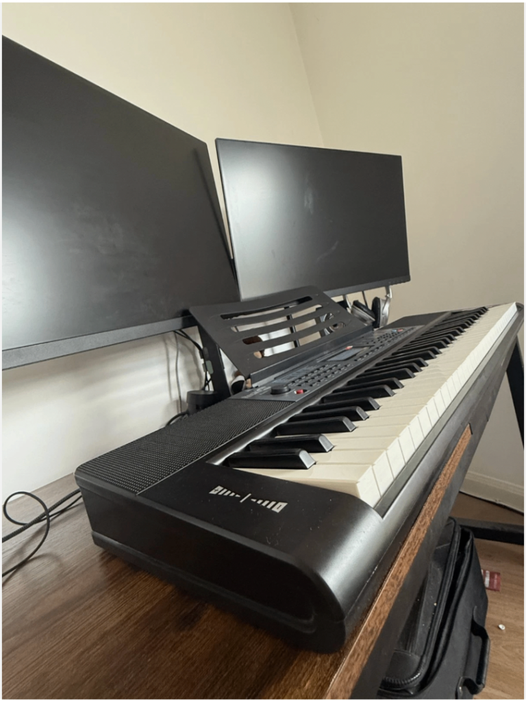 RockJam RJ661 61-Key Digital Piano Keyboard – Good Condition