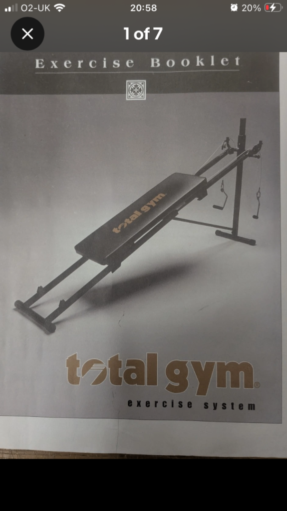 Total Gym machine for full body workout 