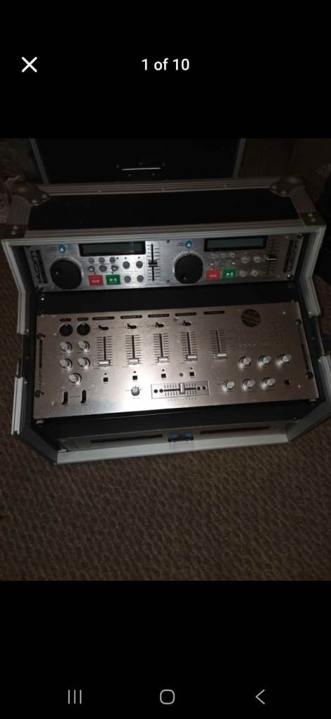 Denon DN-D6000 Dual CD Player & KAM Mixer in Pro Kamkase Flight Case