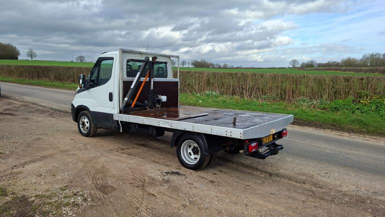 2016 Iveco Daily 35C14 Twin rear wheels flat bed with side lift  PANEL VAN Diesel Manual