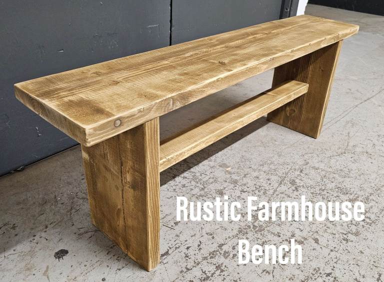 Rustic Garden/ Indoor Benches (Made to order)