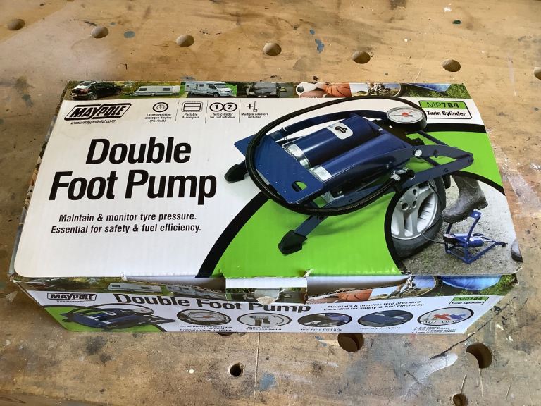 Maybole double foot pump