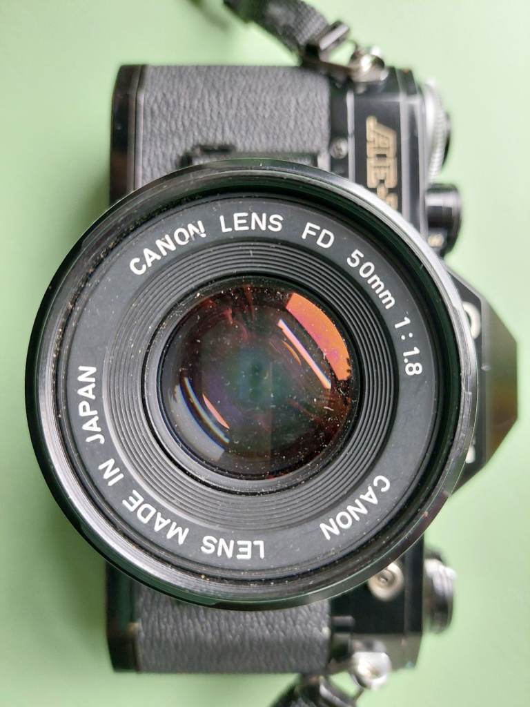 Canon AE-1  35mm film camera with 50mm Canon lens