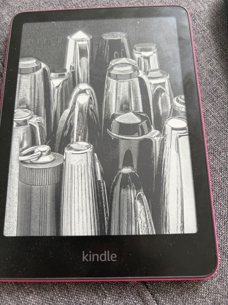 Amazon Kindle E-Reader - Good Condition, Pink Back