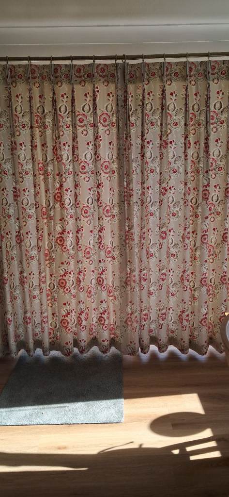 Pair of curtains suitable for patio door