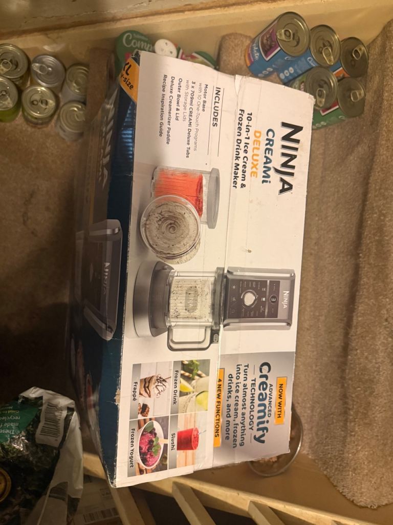 Ninja CREAMi DELUXE 10-in-1 Ice Cream &Frozen Drink Maker  £160