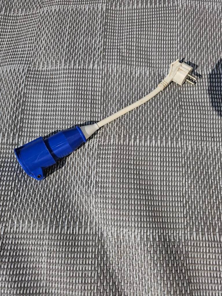 Two pin European  changeover lead.
