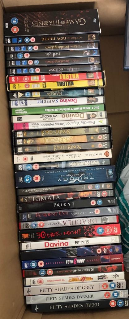 Large Bundle of DVDs – Various Films & TV Series