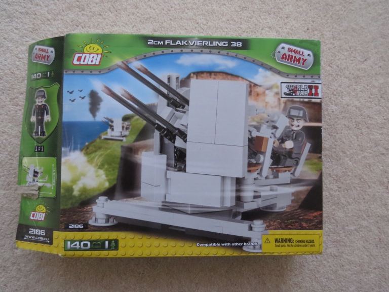 image for COBI 2186 2cm FLAKVIERLING 38 Model + Manual + Box