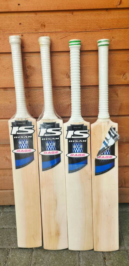 IHSAN Rage Hardball Cricket Bats – Various Sizes, Good Condition