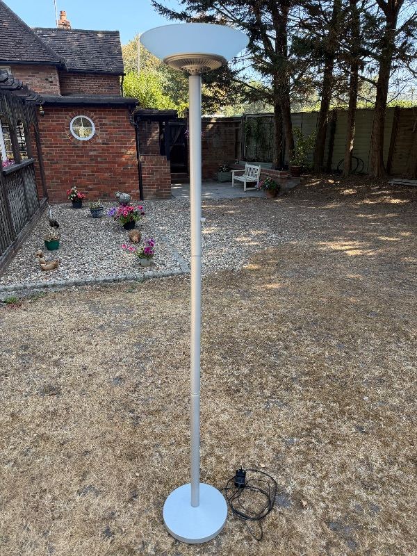 LED TORCHIERE 1.8M Floor Lamp - Grey, Good Condition