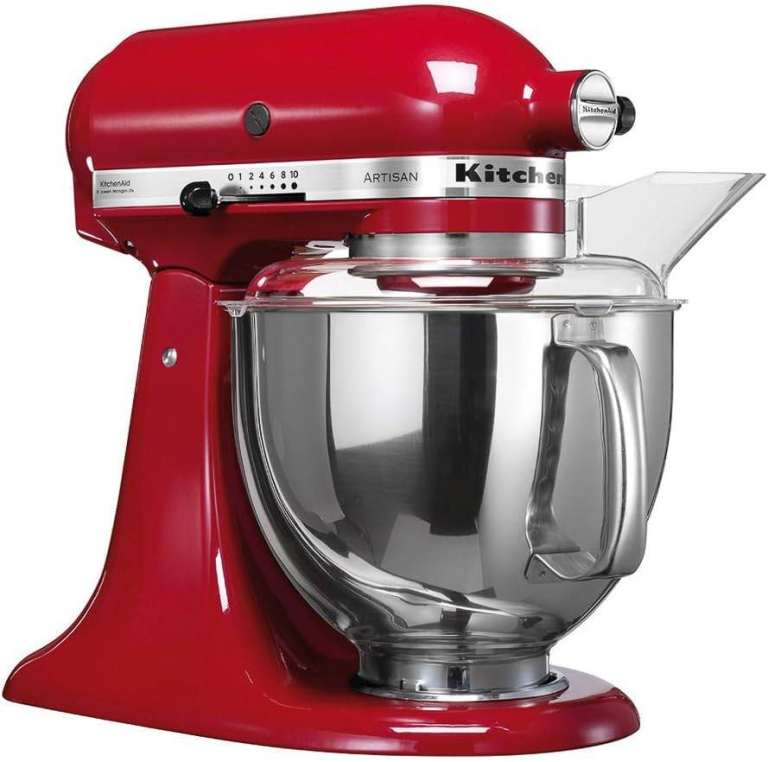 KitchenAid 5KSM150PSER Artisan Series 5-Quart Tilt-Head Stand Mixer - 4.8L - Red
