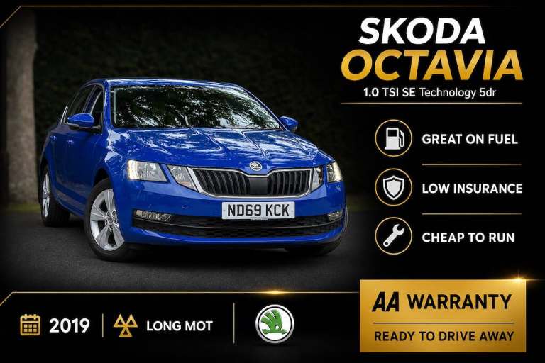 2020 Skoda Octavia 1.0 TSI SE Technology 5dr Hatchback Petrol Manual