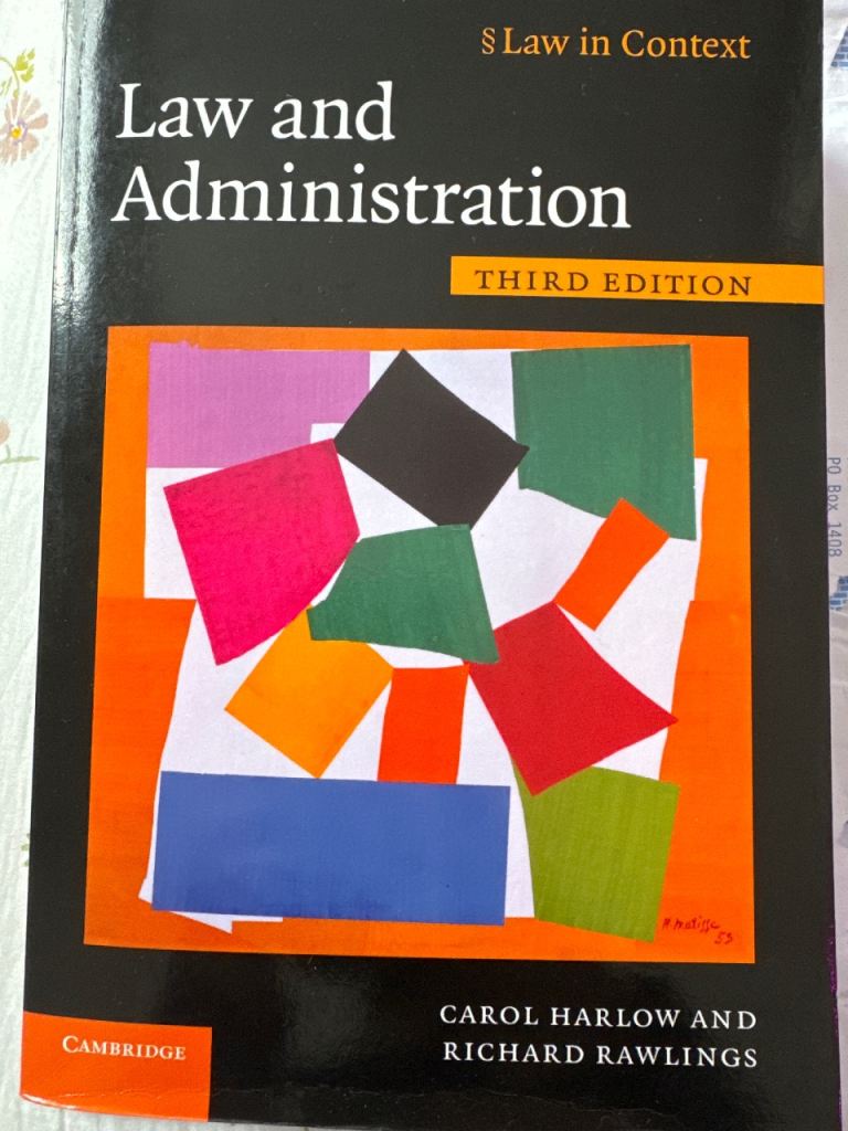 Law and Administration textbook