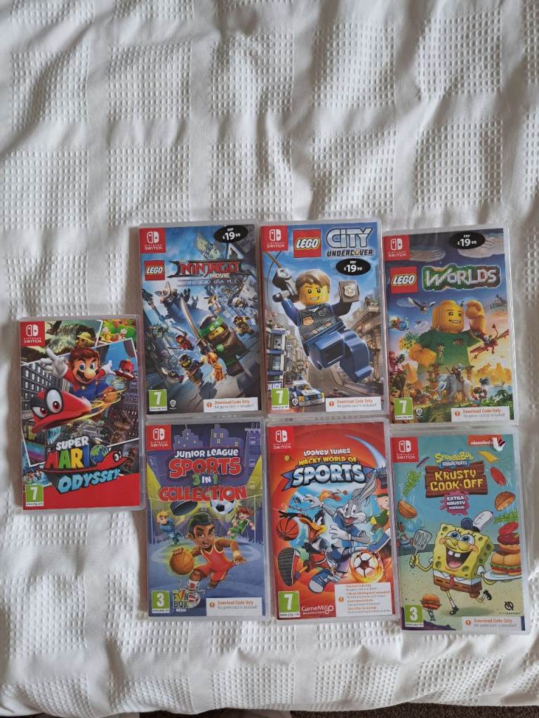 Nintendo switch games (sealed) 