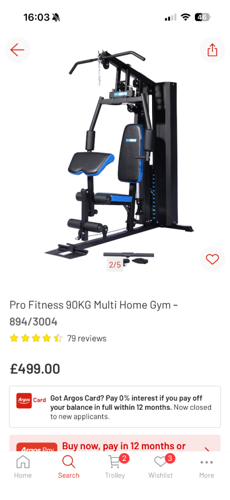 Multi home gym 