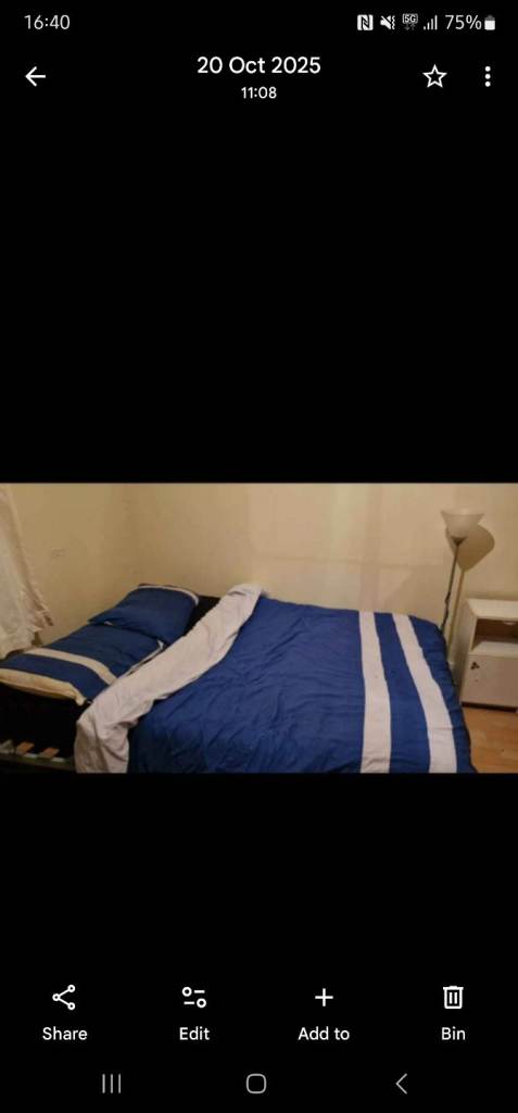 Lovely single room available. 