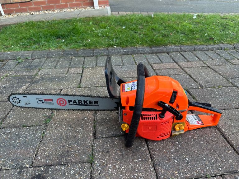 Petrol powered chainsaw 