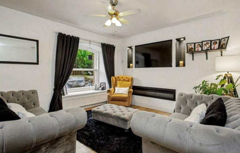 3,2,1 seat and a footstool