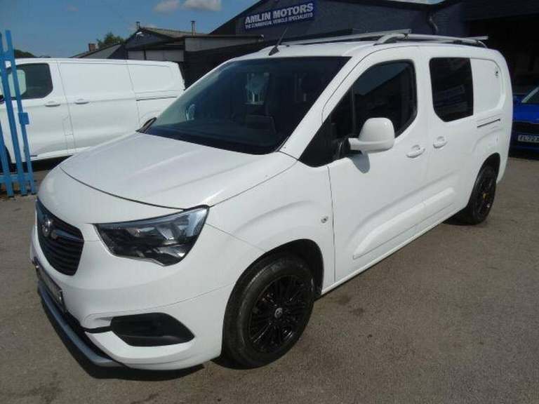 2020 Vauxhall Combo 1.6TURBO D 2300 L2 LWB 4SEAT CREW NO VAT Panel Van Diesel Manual
