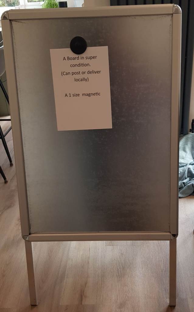 A Board Pavement Sign Frame A1 Double Side