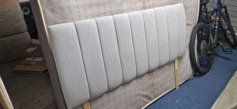 King-size divan and headboard 
