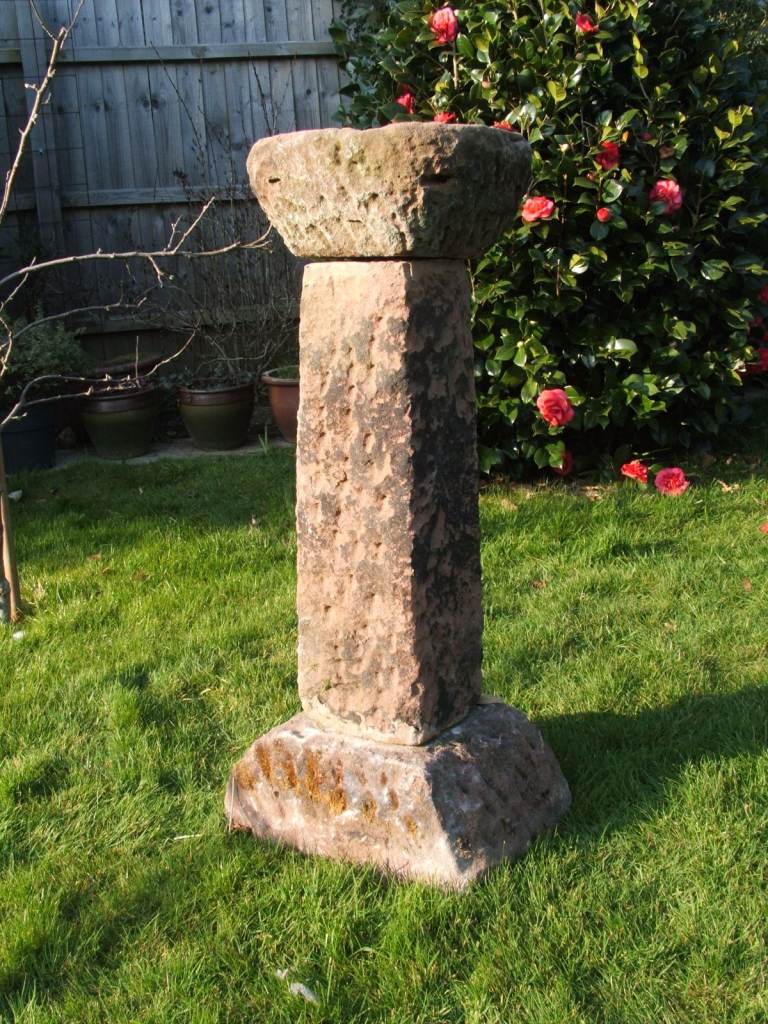 Antique Stone Bird Bath