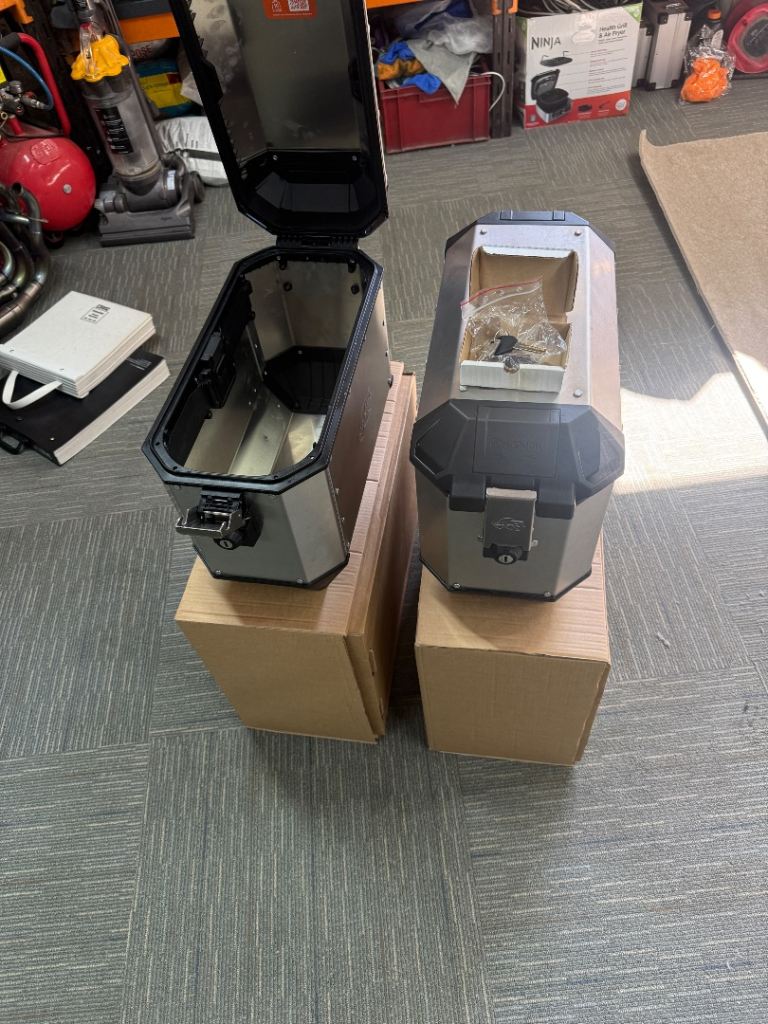 Kappa K Mission 36ltr Aluminium Motorcycle Panniers Givi Monokey fitting KMS36A