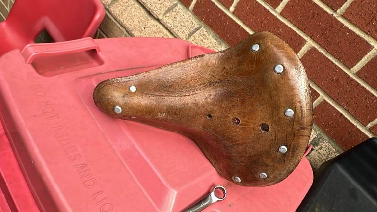 image for Vintage bicycle seat with springs