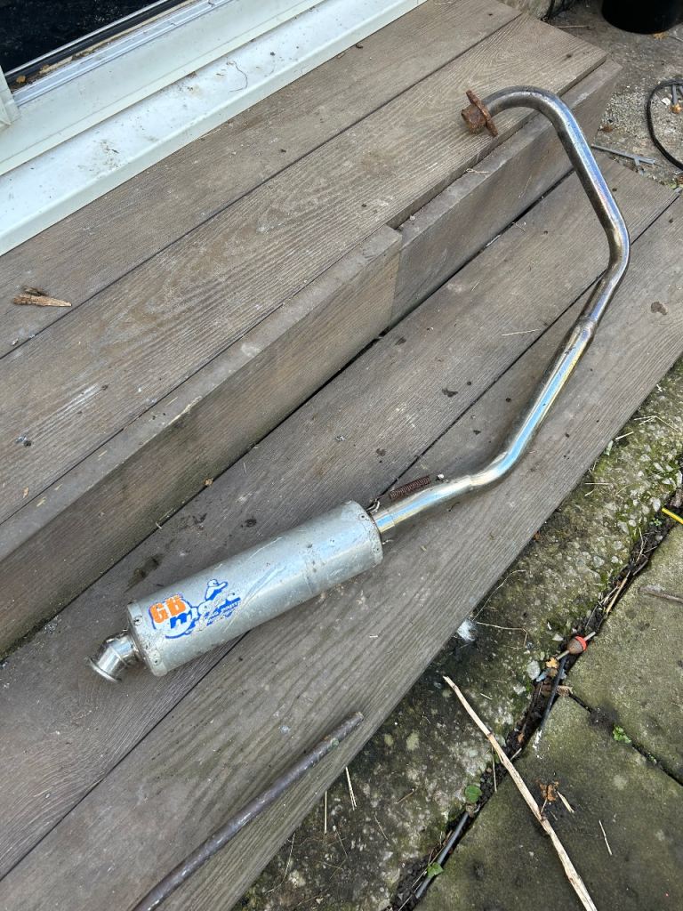CBF125 exhaust in good condition