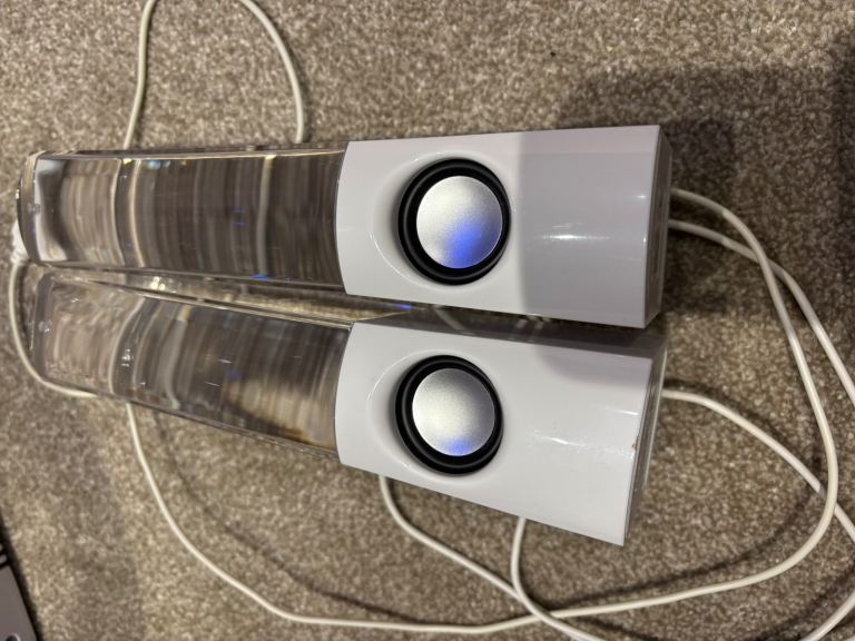 Water dancing usb powered pc speakers