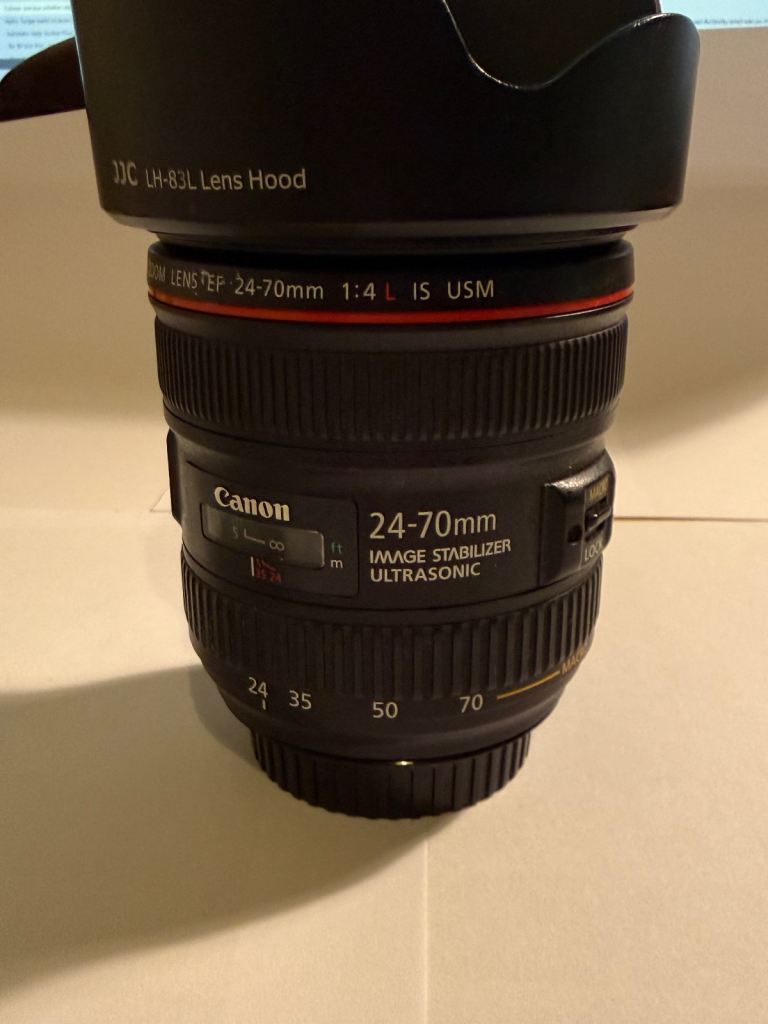 Canon EF 24-70mm f/4L IS USM Lens – Excellent Condition