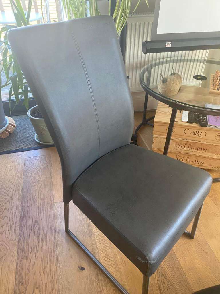 dining chair, living/study room banana chair & 2 folding garden deck chairs