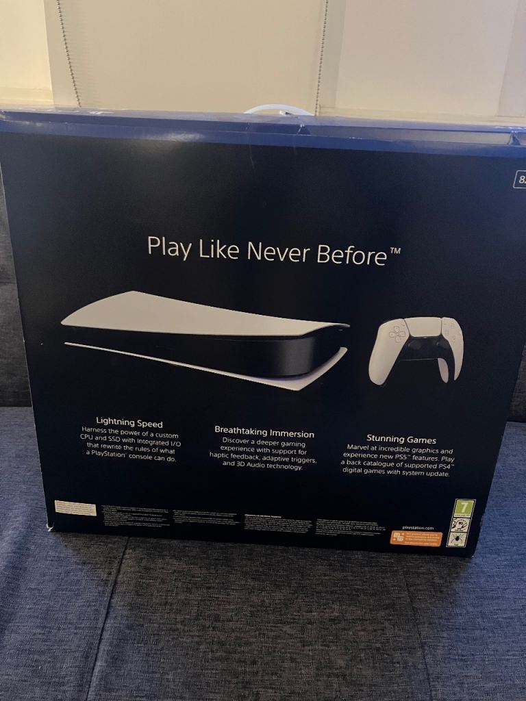 PS5 digital edition 825gb