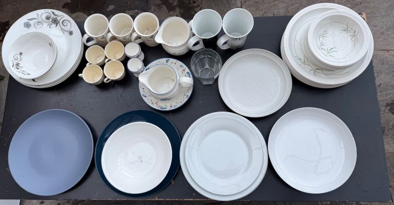 Tableware & cutlery job lot