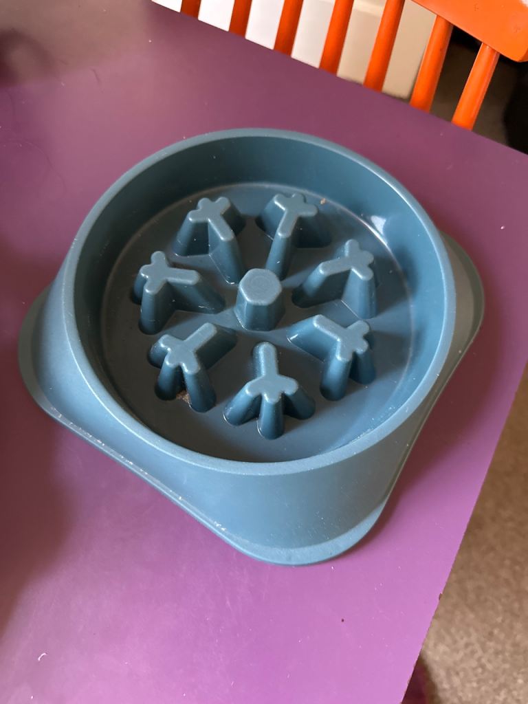 Dog Food Bowl Puzzle Enrichment