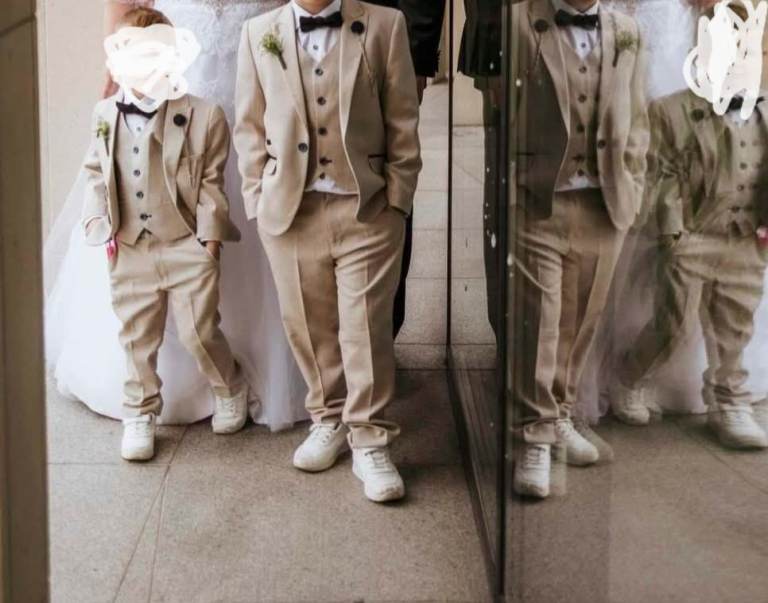 Boys 3 Piece Suit Age 8 – House of Cavani – Worn Once – Formal / Wedding
