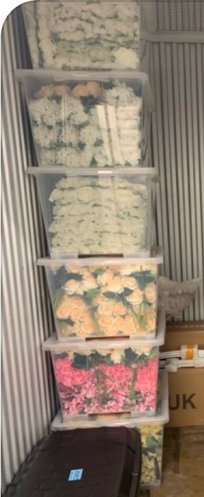  Huge Bundle Of Artificial Flowers And Grenery £1500 Worth.