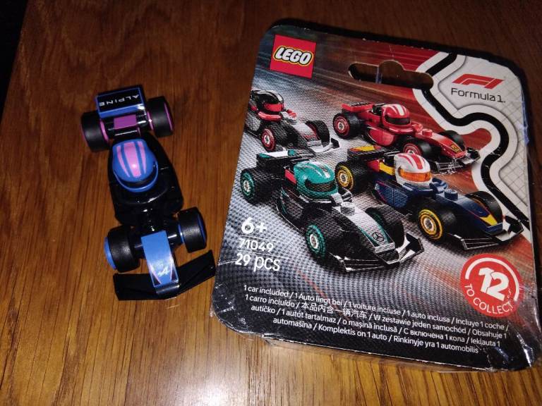 LEGO F1 Alpine Racing Car Toy - Series 1 Collectible