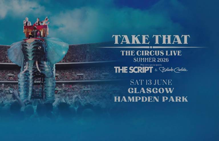 Take That: The Circus Live Glasgow 2026 Concert Tickets