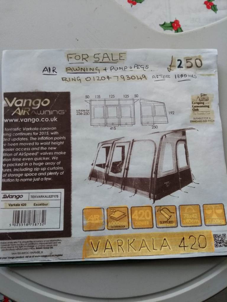 Vango varkala air awning