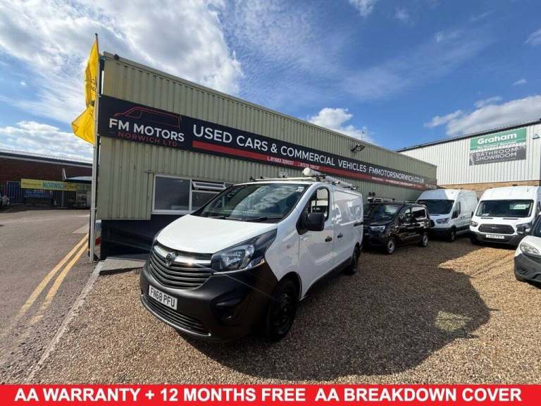 2018 68 VAUXHALL VIVARO 1.6 CDTI 2900 PANEL VAN 5DR DIESEL MANUAL L1 H1 EURO 6 (