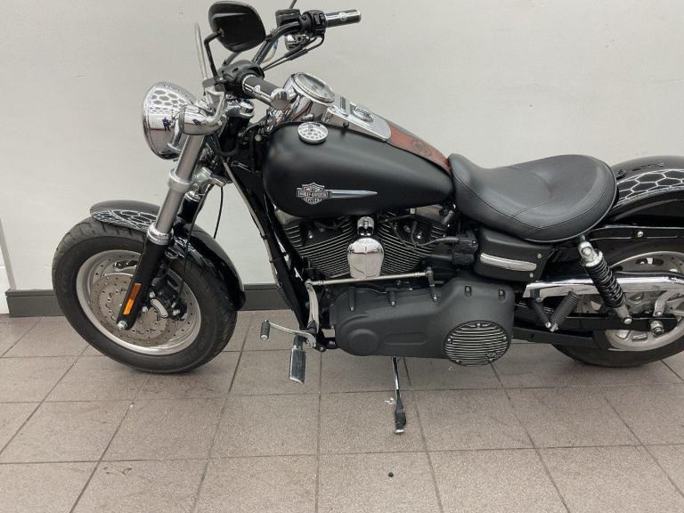 HARLEY-DAVIDSON DYNA FXDF FAT BOB BLACK 2008 08 REG 14,698 MILES, 1584CC