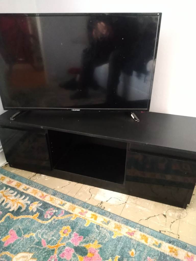image for Black TV stand 