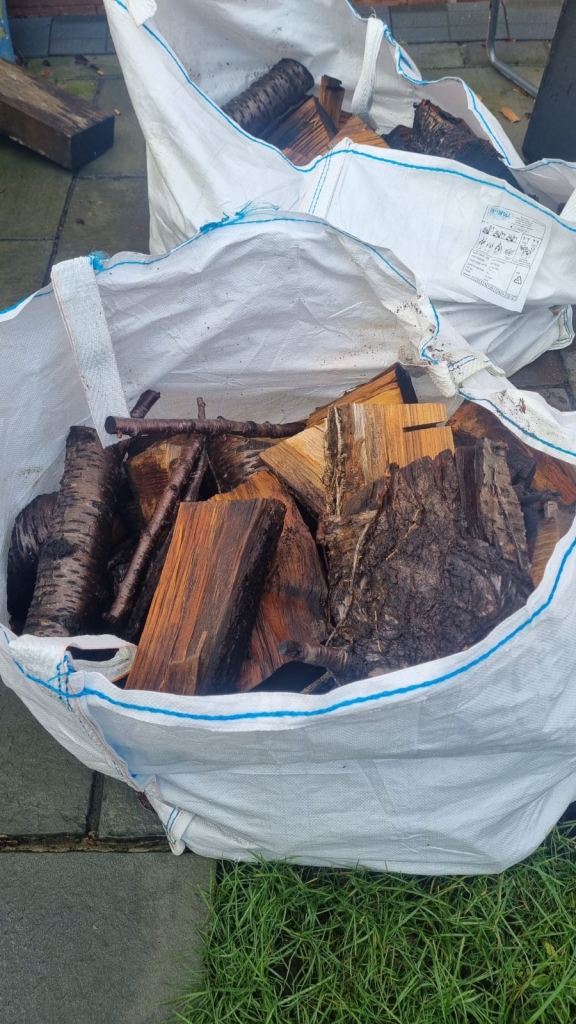 Unseasoned  cherry blossom tree wood