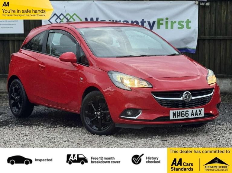 2016 Vauxhall Corsa 1.4 [75] ecoFLEX SRi 3dr HATCHBACK Petrol Manual