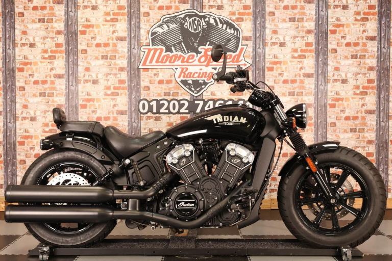 2020 INDIAN SCOUT BOBBER - ONLY 5,188 MILES - EXTRAS - FRESH SERVICE AND MOT