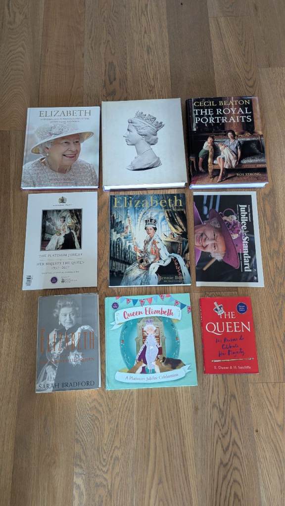 HUGE Royal Family Collectors’ Bundle of 25+ Books (Queen Elizabeth II & King Charles III)