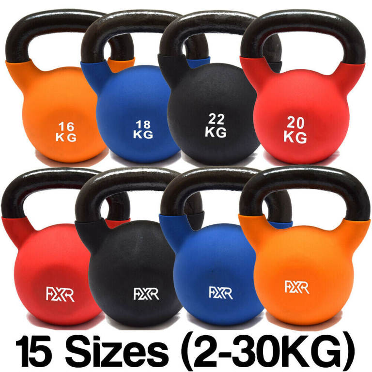 image for FXR Sports Rubber Sleeve Kettlebells (2kg - 30kg)